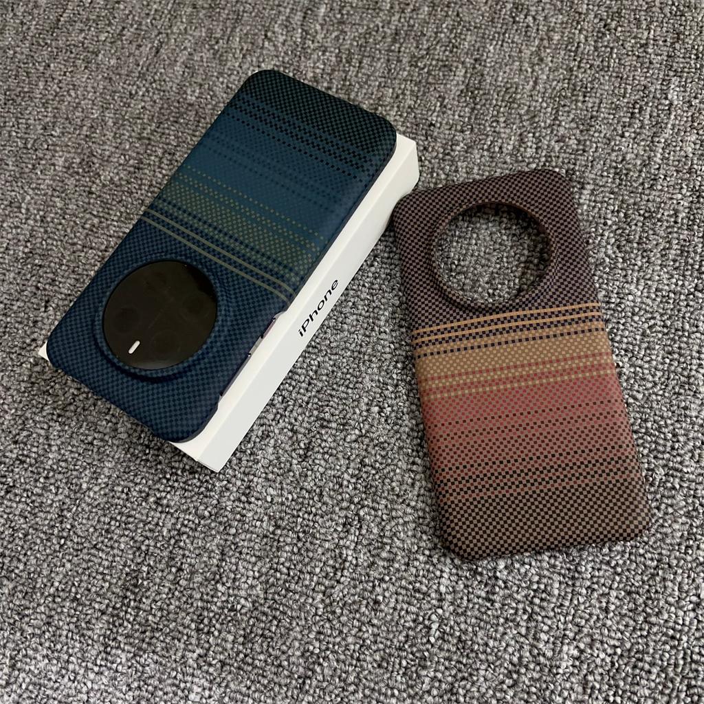 Neue magnetische Schutzhülle mit Karbonfaser-Kevlar-Muster für Honor Magic 6 7 X60 Pro, ultradünne Handyhülle