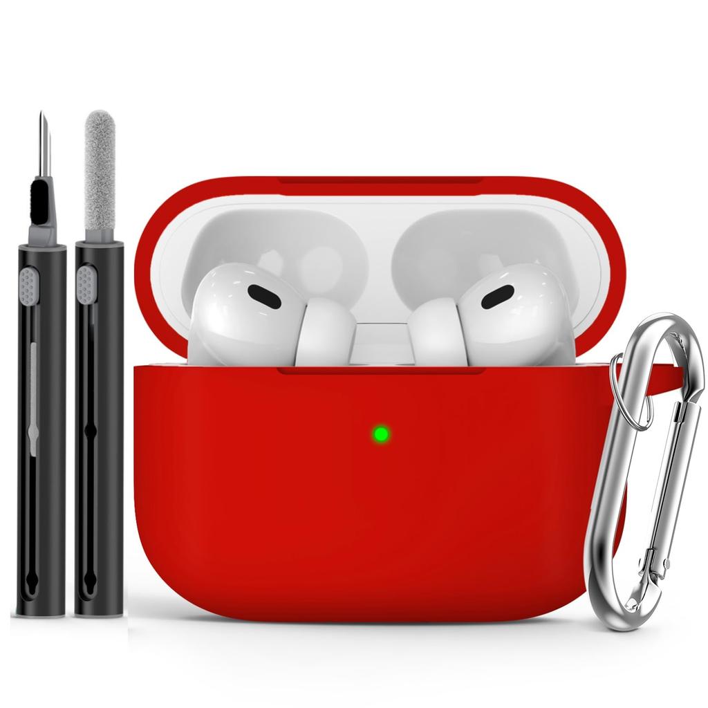 Für AirPods Pro 3. Generation Hülle Neue Weiche Silikonhülle für AirPods Pro 3 Schutzhülle mit Reinigungsset für AirPods Pro 3