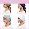 Minimalist Women Headscarf Cap In Polyester With Sun Protection For All Seasons
