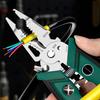 Electrician Wire Crimper Peeler Pliers Cable Stripping Multifunctional Press Plier Terminals Crimping Cutting Tool