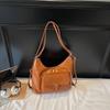 Soft Leather Tote Bag for Women 2026 Minimalist Style Large Capacity Commuter Shoulder Crossbody Bag