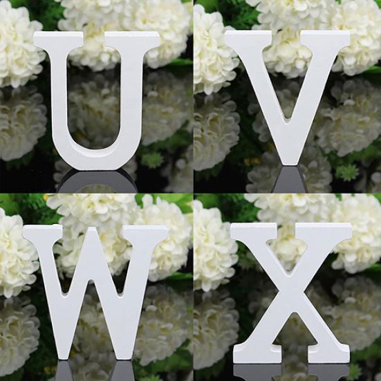 Stor Trebokstav Alfabet Vegghengende Bryllupsfest Hjem Butikkdekorasjon