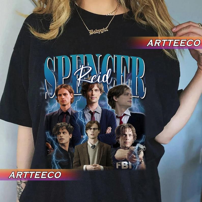 Vintage Spencer Reid Shirt Spencer Reid T Shirt Spencer Reid Tshirt