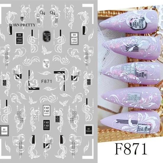 Functional Nail Stickers Nails Ornaments Lovely Colorful DIY