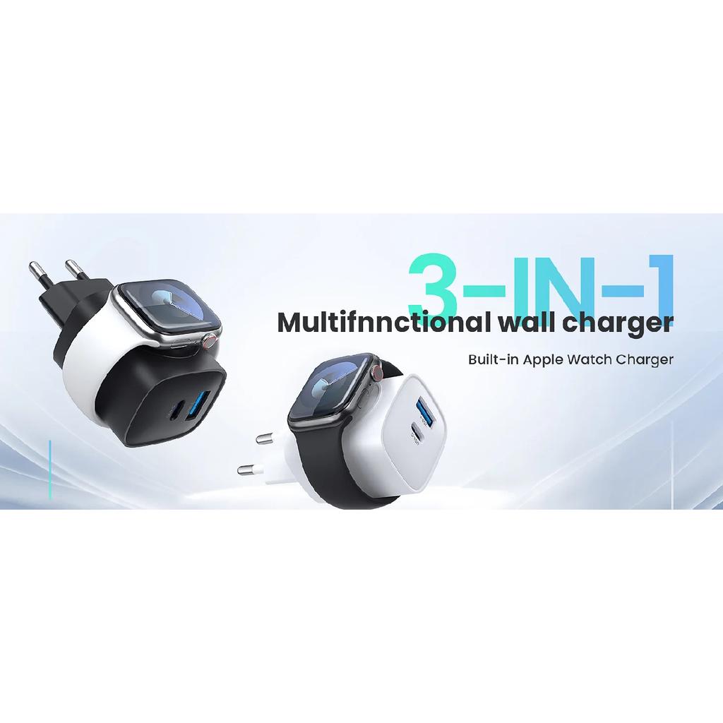 For Apple Watch Charger with 20W Fast Charging Block, 3 in 1 PD USB C Wall Charger Block for iWatch Charger,for iPhone, Ipad