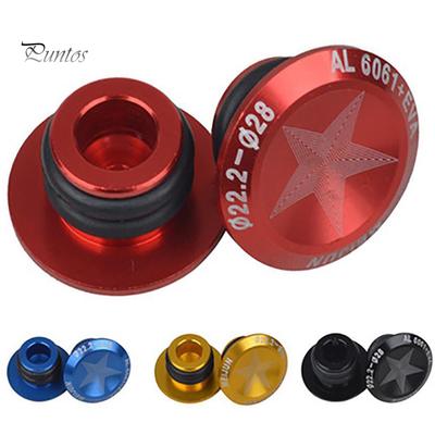 Puntos Aluminiumlegierung 2 Stück Mountainbike Fahrrad Radfahren Lenkergriffe Plug Bar Ends
