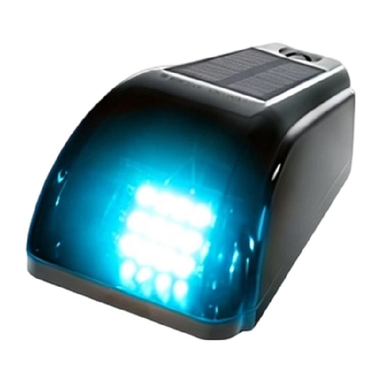 Truck Cab Roof Accent Lamp, Solar Powered 12 LED Marker Light for Pickups, Black ABS PC Housing
