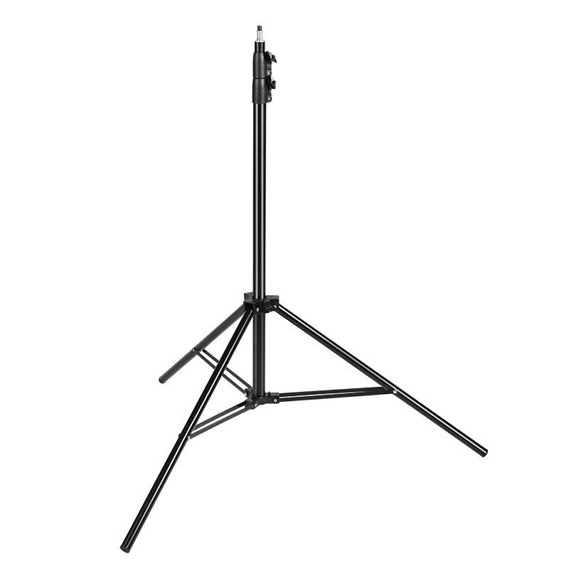 Suporte de Luz para Fotografia Ajustável de 2,8m com Suporte de Mola para Softbox e Flash