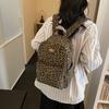 Zaino coreano ins nuovo alto valore retrò fresco e dolce stampa leopardata zaino studenti scuola media leggero zaino da viaggio