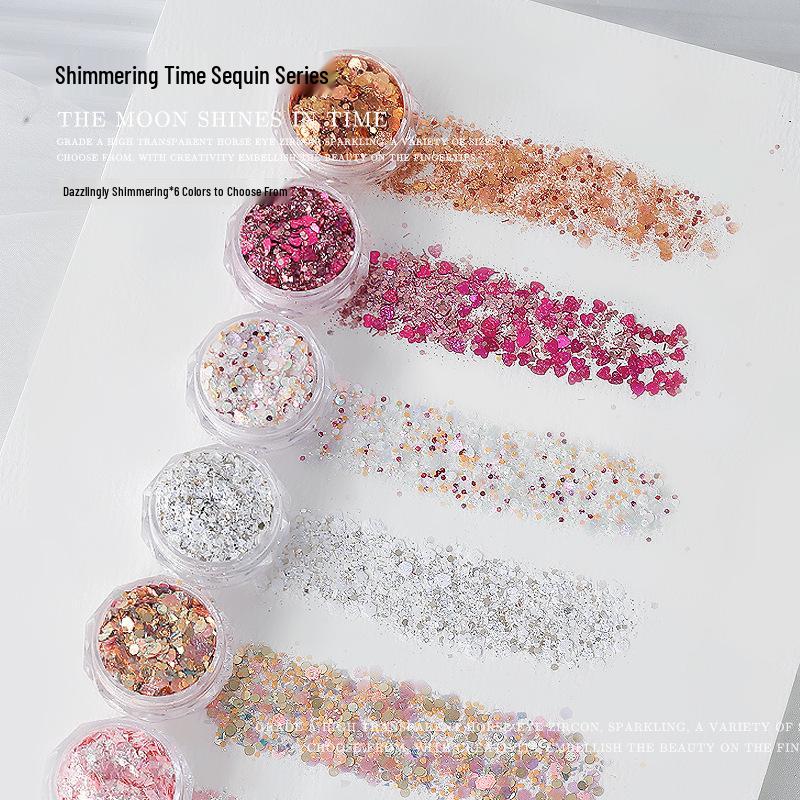 

Nail Art Iridescent Glitter: Mixed Coarse & Fine Sequins