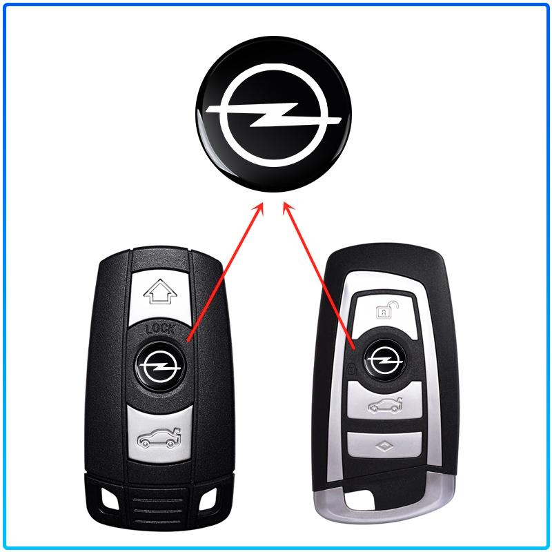 14mm Aluminum Car Remote Key Sticker Emblem Auto Accessories For Opel Astra H G J Insignia Mokka Zafira Corsa Vectra B C D