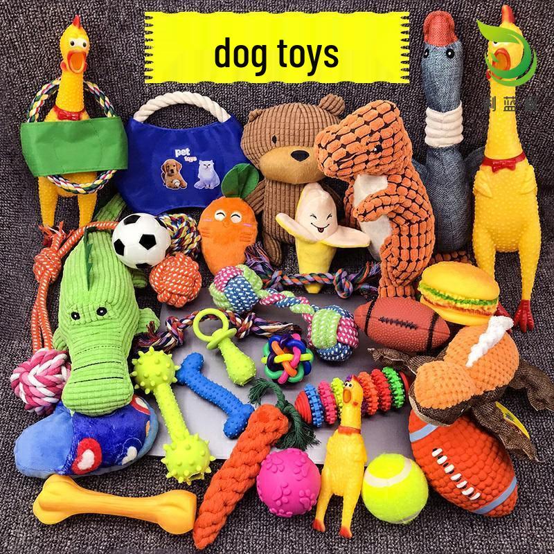 Bite-Resistant Plush Squeaky Chicken Toy for Teething Puppies and Small Dogs