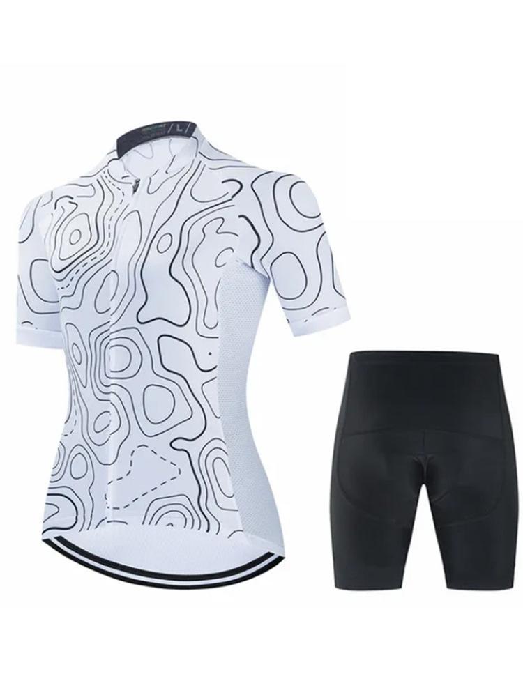 2026 Summer Breathable Cycling Suit, Spring Outdoor Sports  , Bicycle Women's Short-sleeved Overalls Suit, Simple, Breathable and Comfortable