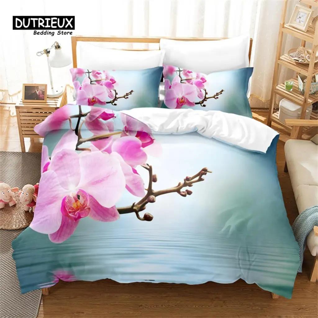 

Цветы, розы пододеяльник комплект, модный комплект постельного белья, мягкий удобный дышащий пододеяльник, для спальни гостевой комнаты декор 70x133cm 2pcs