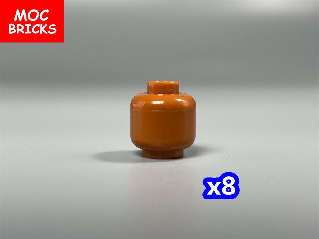 MOC Kostky Postava Prázdná Hlava Obličej Sklenice Láhev Příslušenství Složený Díl Stavebnice Hračky Pro Děti