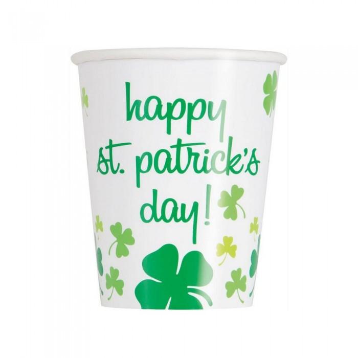 Unique Party Happy St. Patrick's Day Party Cup (Pakke med 8)