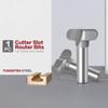 1/2′′ 12mm Shank Chamfer Bits Carving Milling Cutter Durable Wood Router Bits  Furniture