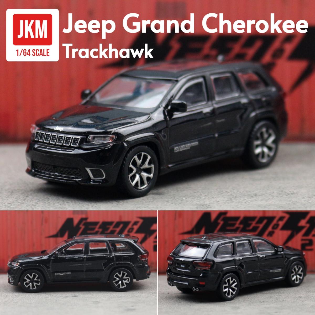 1/64 Jeep Grand Cherokee Trackhawk Miniature 1:64 JKM Toy Car Model SUV Sport Vehicle Free Wheels Diecast Metal Collection Gift