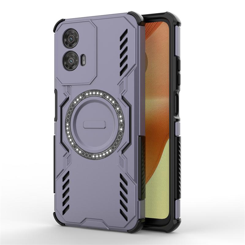

Shockproof Armor Case For Motorola Moto G34 Magnetic Adsorption Wireless Charge Cover For Moto G34 5G Case For Moto G34 Case Motorola Moto G34
