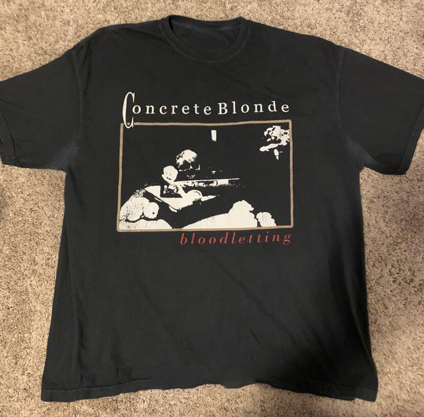 Concrete Blonde Bloodletting Album Unisex Black T-Shirt All Size S-2345XL PR061 Unisex T-Shirt M