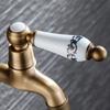 Basin Bathtubs Sink Faucet Brass Single Cold Water Mop Faucet Outdoor Garden Water Tap Wall Mounted Basin Tap Enduring