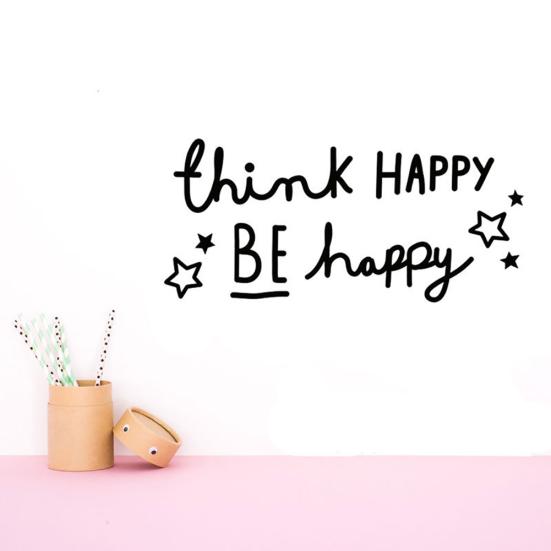 

Спасибо, будьте счастливы, буквы, узор, ПВХ, стикер на стену, домашний декор для гостиной, спальни