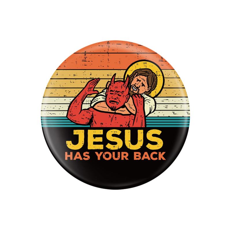 

Creative Text Quotes Tinplate Soft Button Pin Keepy Uppy Brooch for Hat Lapel Badge Jewelry Gift for Friends