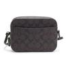 Coach Camera Series 18 Classic Monogram Print Zipper Closure Coated Canvas And Leather Camera Bag Women Shoulder Bag Dark-Brown 91677-IMAA8