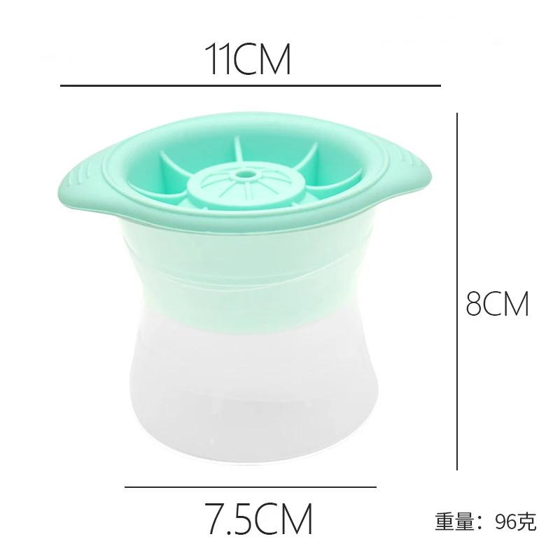 Whiskey Round Ice Cube Maker Silicone Ball Shape Spherical Ice Cube Mould Machine Quick Freezer Ice Mold Tray Kitchen Tools