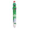 Ten-Color Cartoon Ballpoint Pen - Cute Christmas Gift for Kids and Students