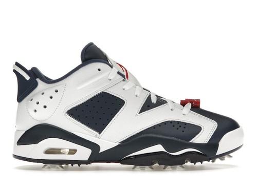 Air Jordan 6 Retro Golf Low Olympic - DV1376-101
