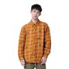 Li-Ning Anti-Five Series Full Print Checkered Single-Breasted Short Cotton Jacket Men Jacket Sand-Orange AJMU127-2