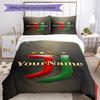Juventus Customize Your Name Bedding Set Breathable Duvet Cover with Pillowcases Home Decoration Birthday Gift