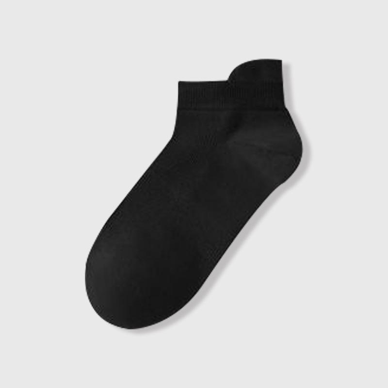 Women's Summer Thin Solid Color Mesh Earpiece Boneless Commercial Cotton Short Tube Boat Socks