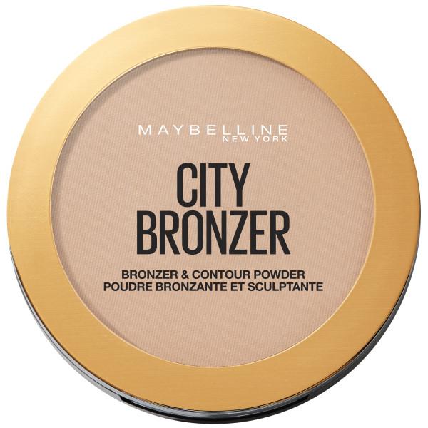 Pudră sculptantă Maybelline City Bronzer Medium Cool 8g - Pudră profesională pentru intensificarea feței