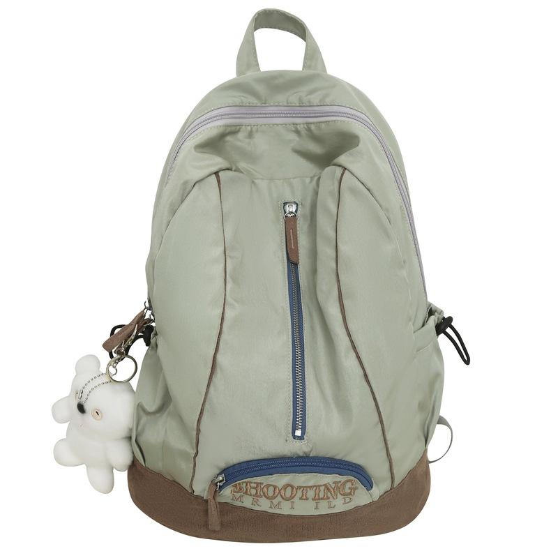 

Рюкзак Молодший старшокласник Шкільний рюкзак великої ємності зелений