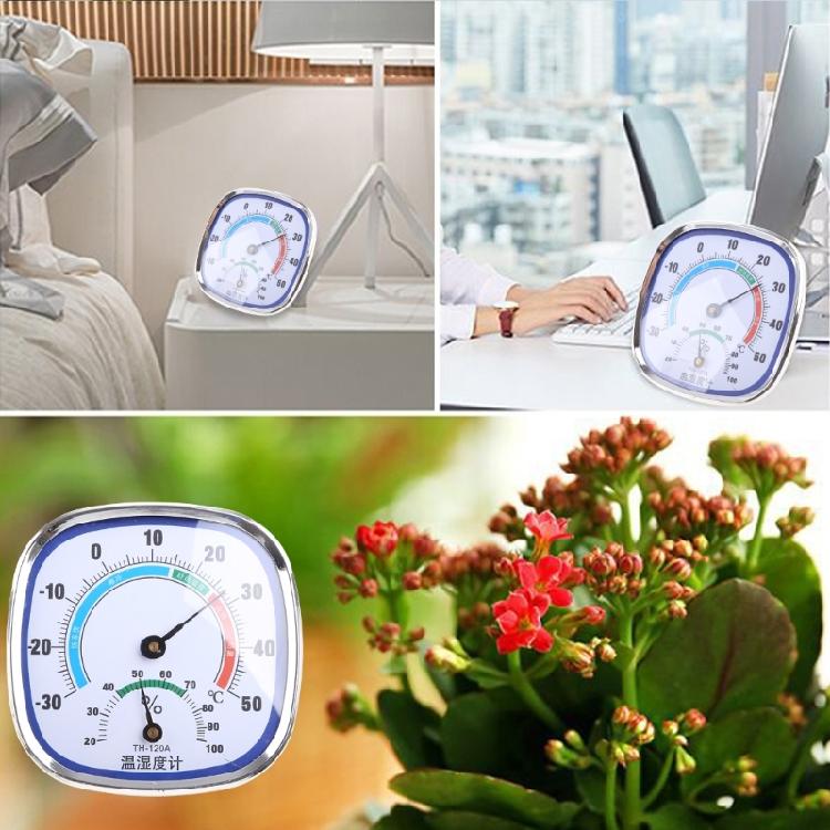 Humidity Gauge Temperature Monitor Analog Indoor Outdoor Thermometer Hygrometer
