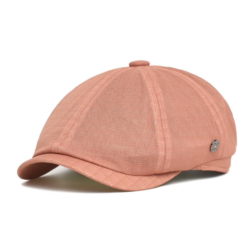 Spring Summer Breathable Mesh Newsboy Caps Men Woman Casual Beret Flat Ivy Cap Soft Solid Driving Fashion Peaked Cap Unisex