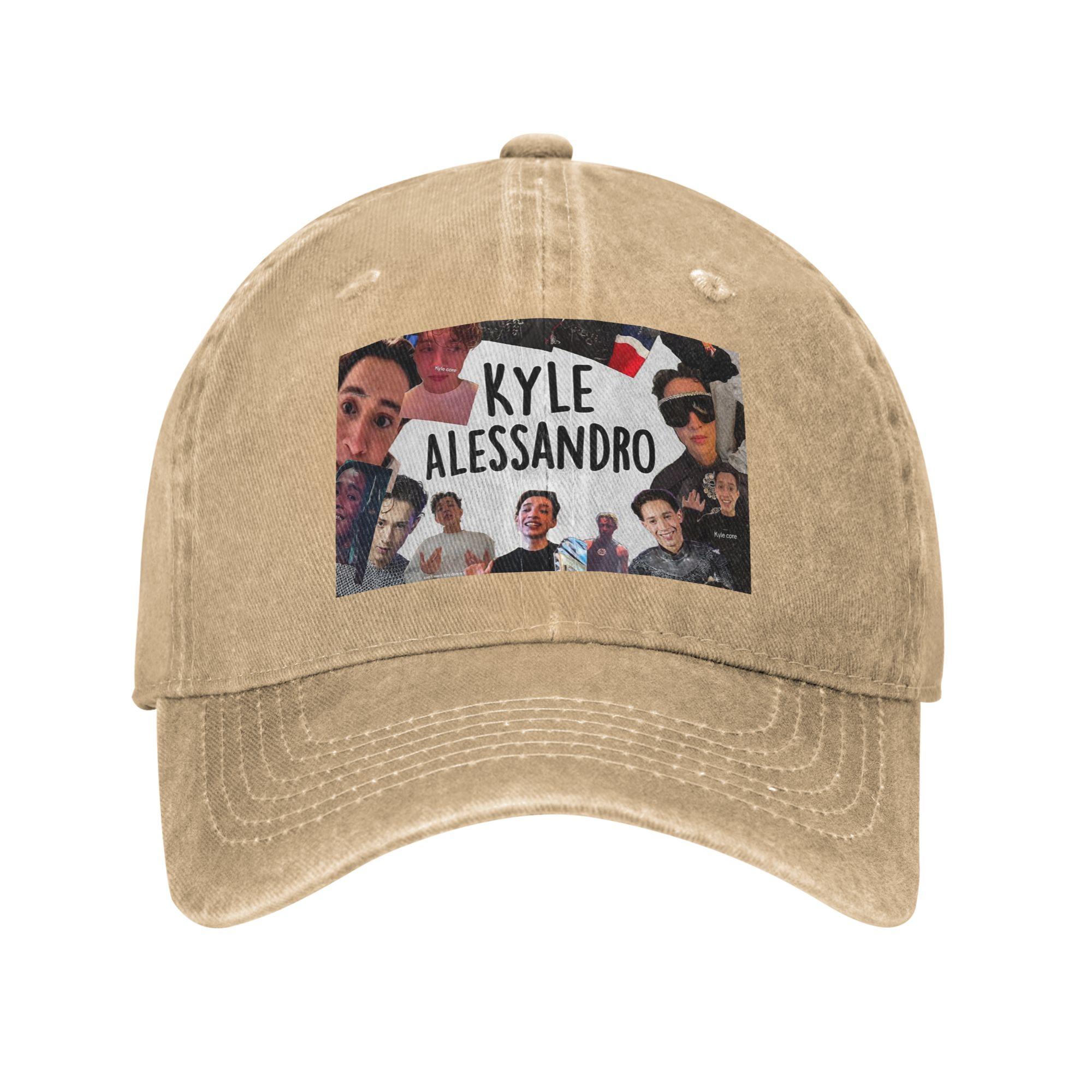 

Kyle Alessandro Denim Cap Casual Baseball Caps Adjustable Hat Summer Unisex Baseball Hats One Size