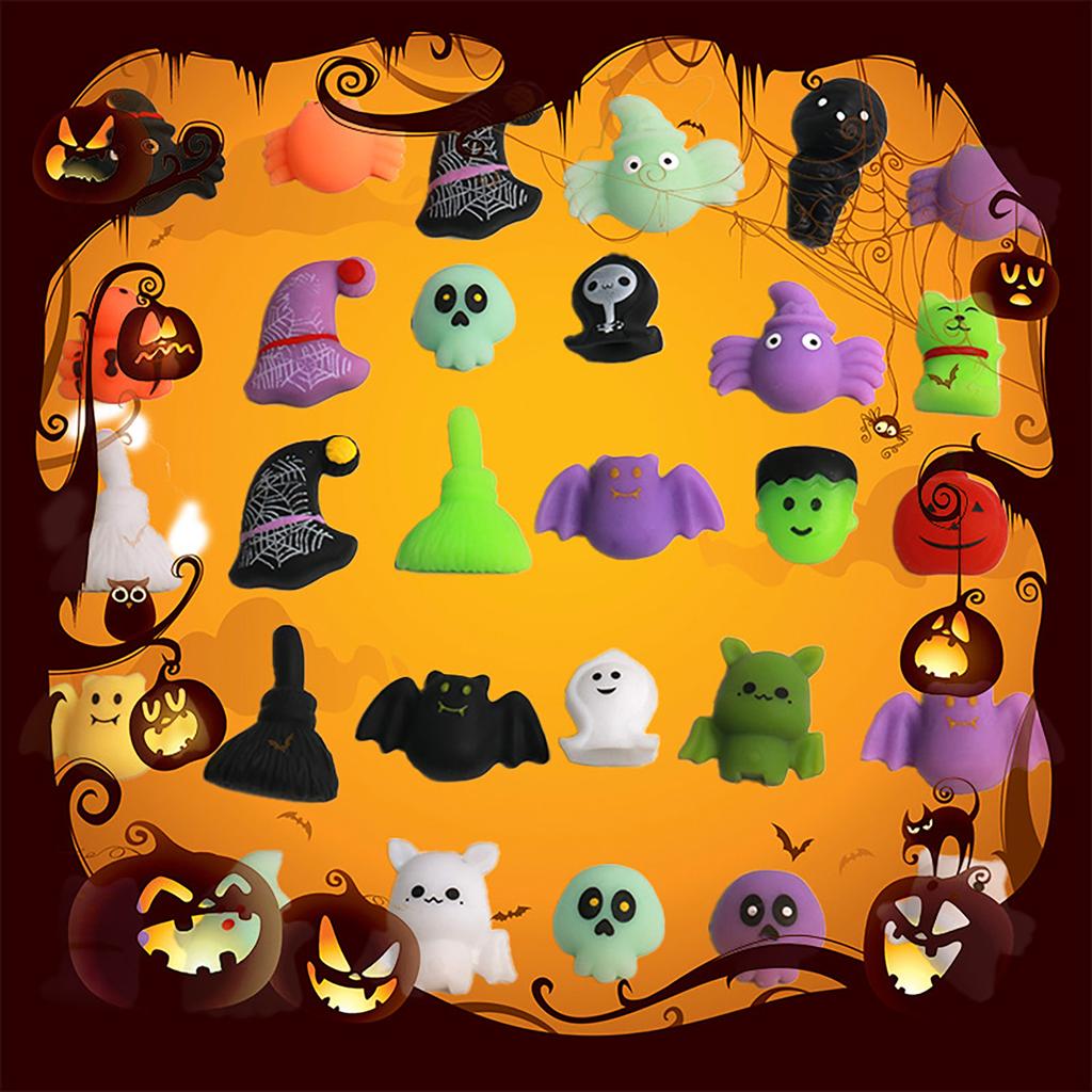 Halloween Pinch Music Dumpling Pumpkin Ghost Stress Relief And Release Toy