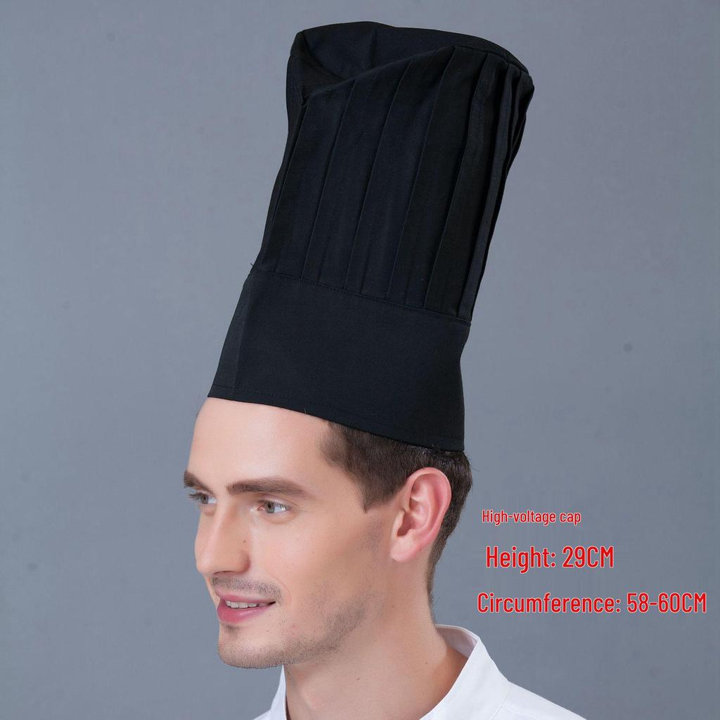 Cappello da Chef Traspirante da Donna con Ricamo Logo per Cucina, Catering & Negozio di Tè al Latte