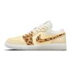 נעלי סניקרס לנשים Air Jordan 1 Low SNKRS Day צהוב לימון-דרופ חיטה DN6998-700