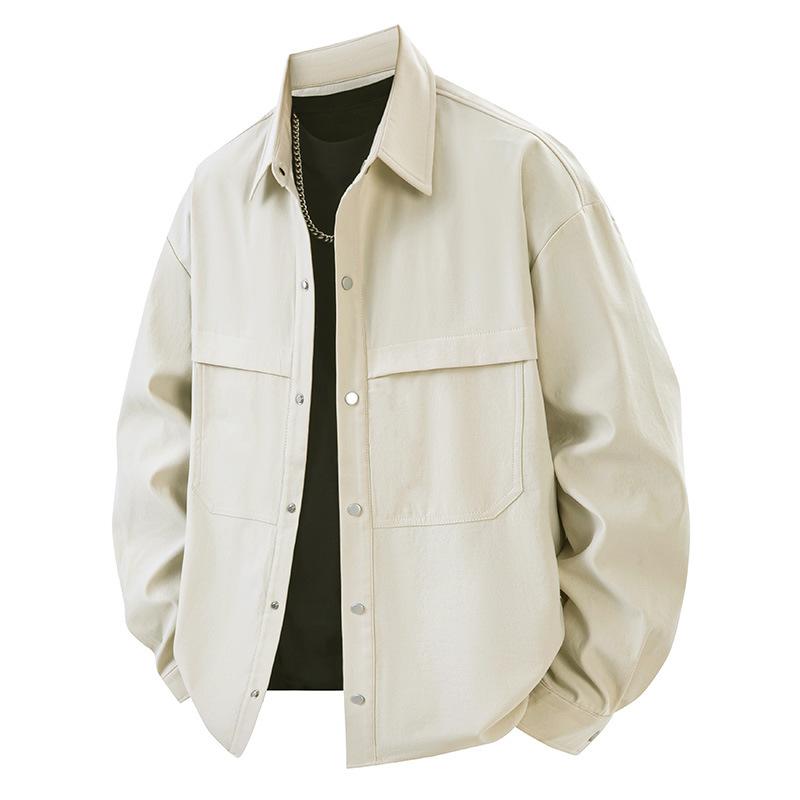 

Новая мужская куртка на весну и осень, высококачественная американская рубашка свободного кроя для работы M