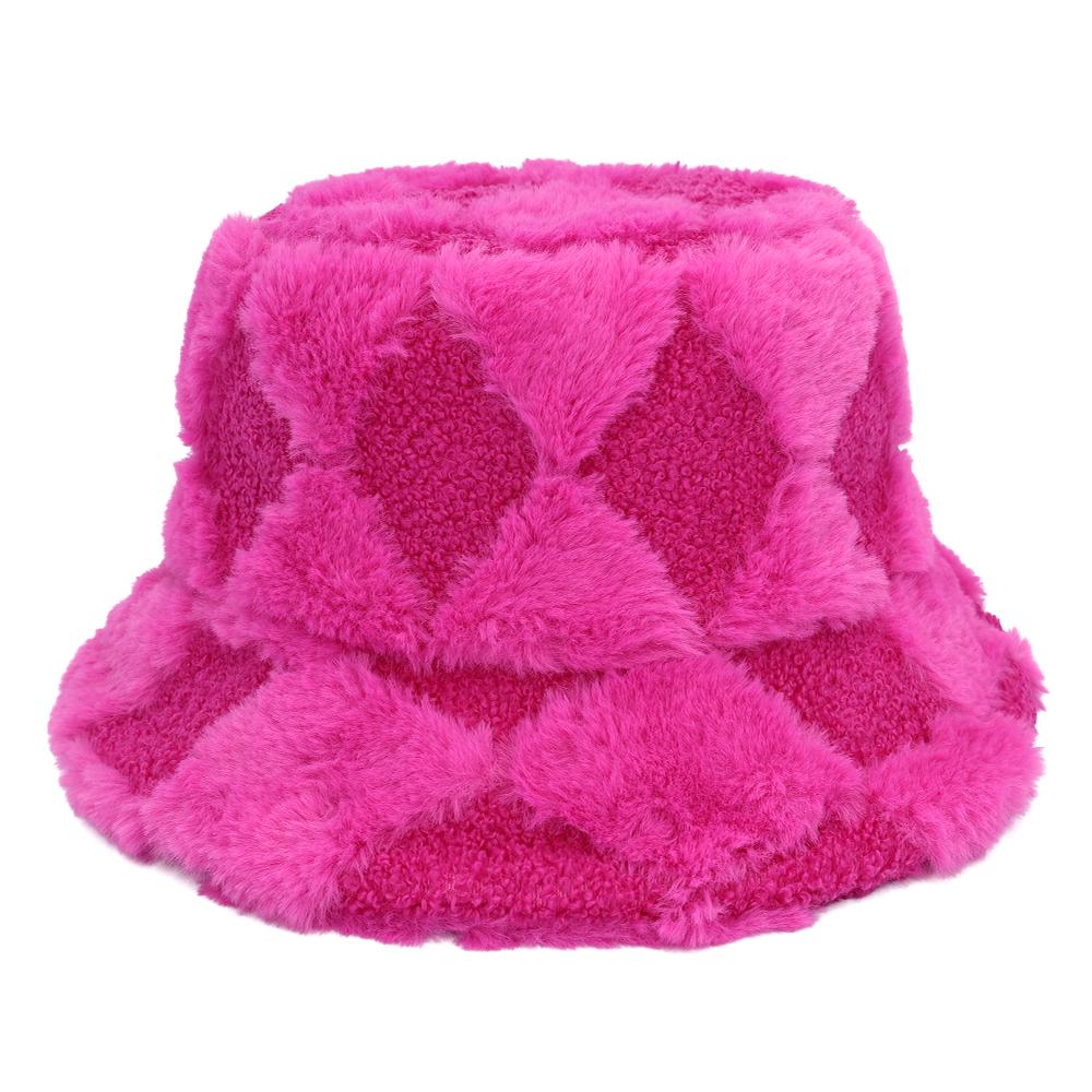 Winter Warm Fur Bucket Caps Women Men Outdoor Keep Warm Fluffy Panama Female Thickened Rabbit Hair Windproof Fisherman Caps