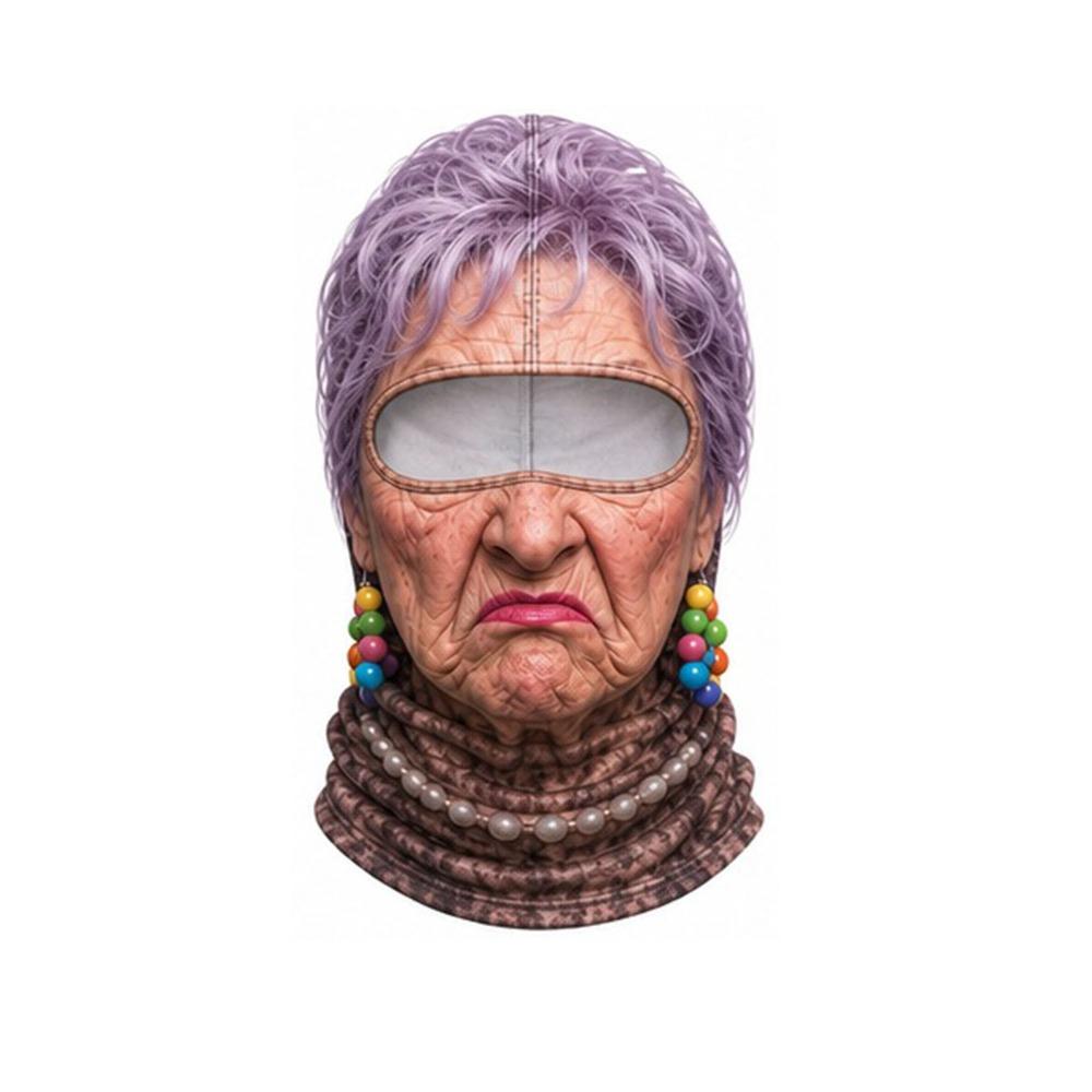 Unisex Size Funny Prank Mask 3D Print Motorcycle Ski Face Mask Motorcycle Riding Mask Motorcycle