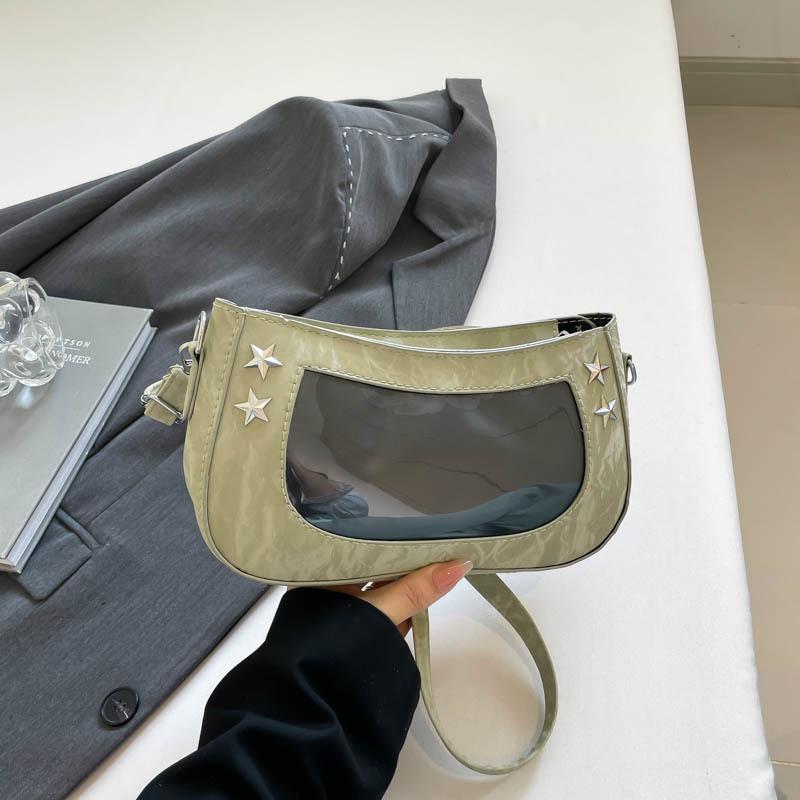 Summer Popular New Niche Design Single Shoulder Messenger Bag Versatile Casual Trend Crescent Bag Women