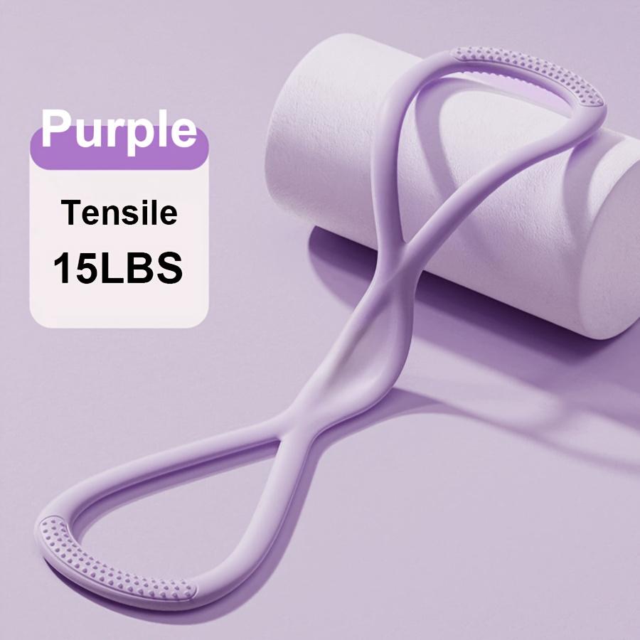 Figure 8 Resistance Bands for Women Men - Silicone Pull Rope for Shoulder Back Arm Workout - Home Gym Yoga Pilates-Toning 3