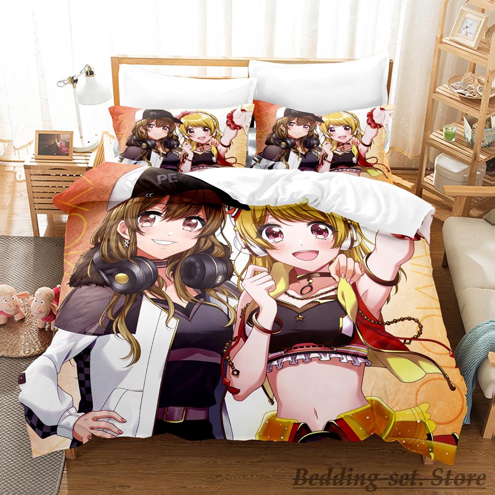 D4DJ All Mix Bedding Set Single Twin Full Queen King Size Bed Set Adult Kid Bedroom Duvetcover Sets Anime Parure De Lit Bed
