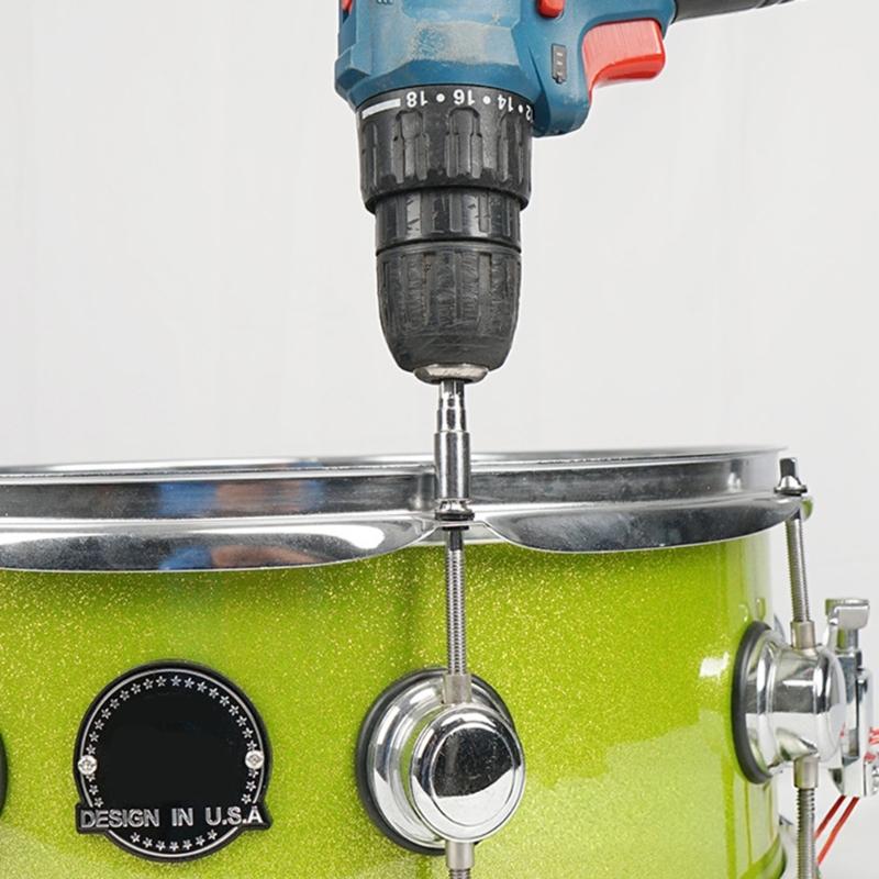 Drum Key Wrench And Drill Bit Drum Key And Wrench For Quick Drum Tuning With Ergonomic Grip And Corrosion Resistance