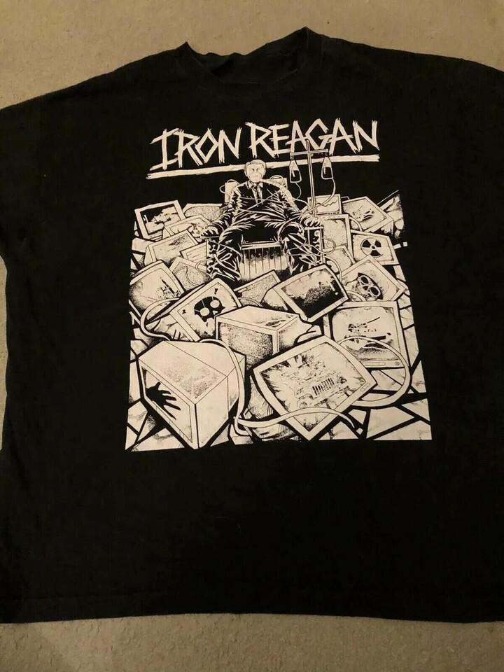 Iron-Reagan Band Cotton Black Unisex All Size S to 5XL ZL177 XXXL